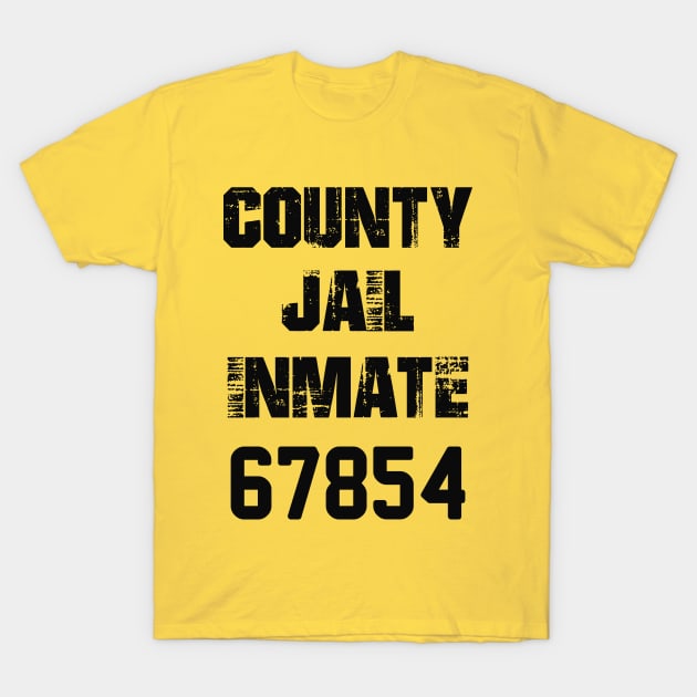 County Jail Inmate 67854 T-Shirt by tioooo